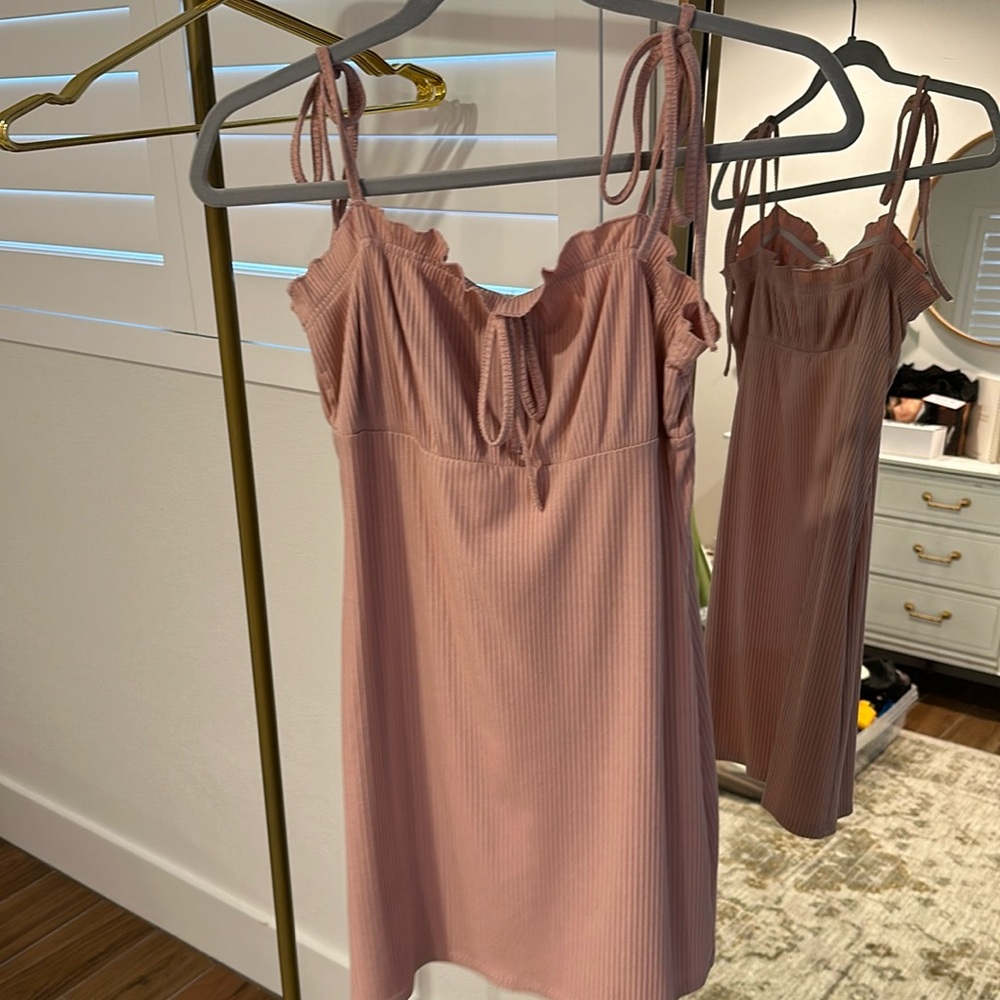 Pink Casual Dress